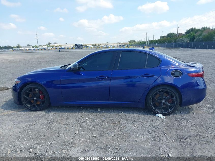 2020 Alfa Romeo Giulia Rwd VIN: ZARFAMAN9L7625135 Lot: 39388063