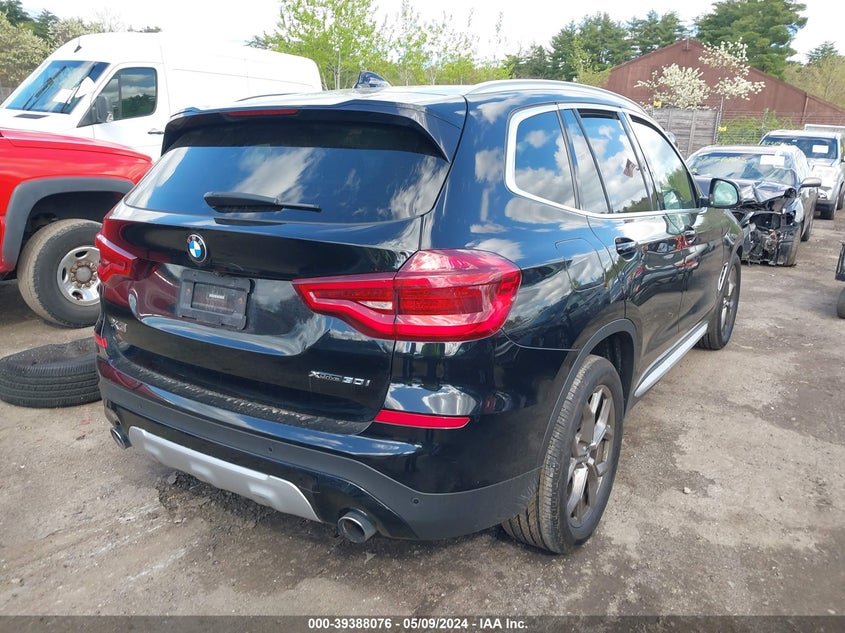 2021 BMW X3 XDRIVE30I VIN: 5UXTY5C04M9F13673