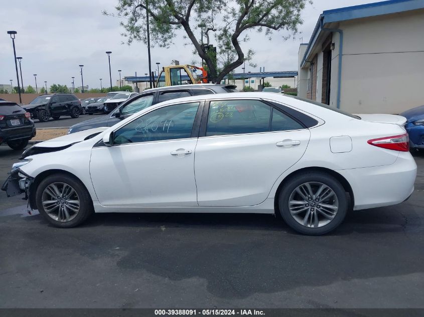 2016 Toyota Camry Se VIN: 4T1BF1FK5GU593780 Lot: 39388091