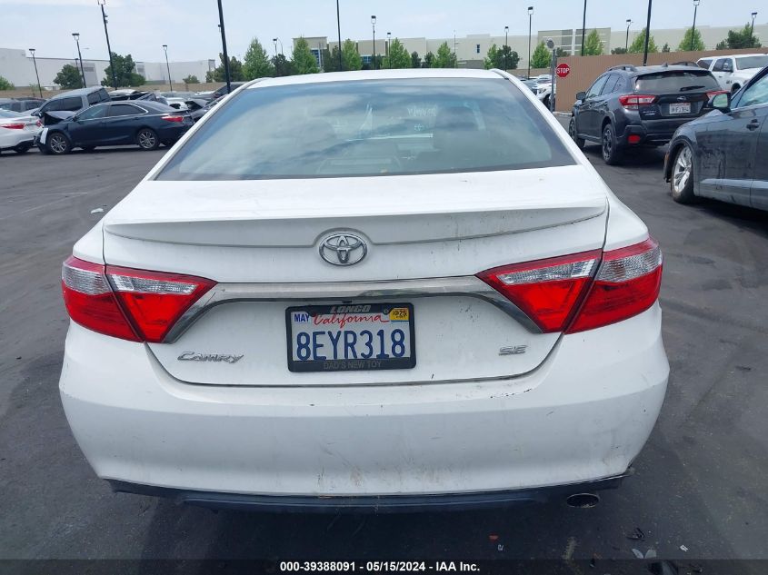 2016 Toyota Camry Se VIN: 4T1BF1FK5GU593780 Lot: 39388091