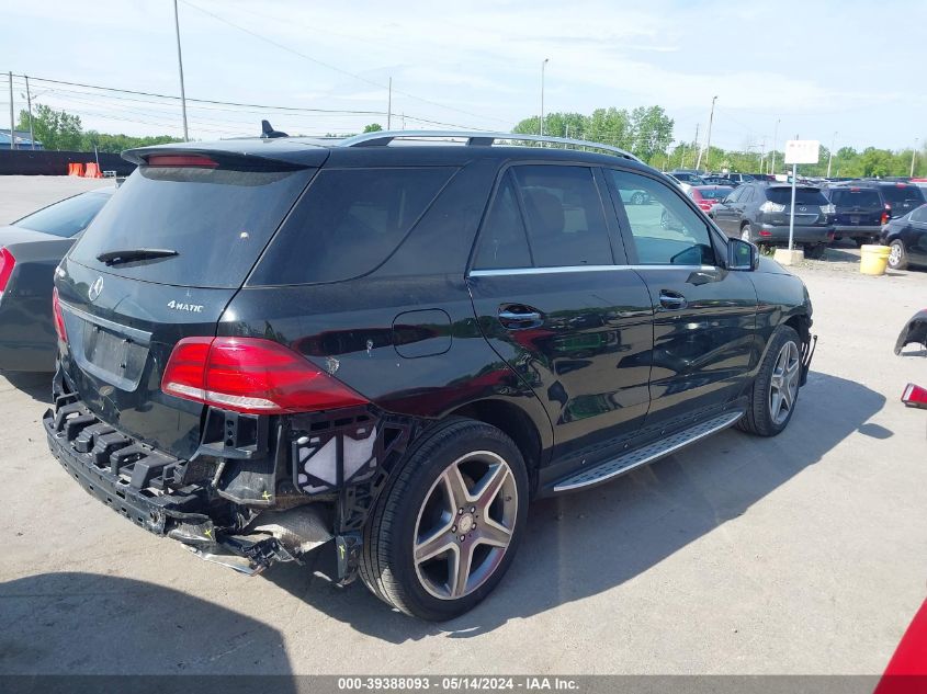 2016 Mercedes-Benz Gle 400 4Matic VIN: 4JGDA5GB2GA702100 Lot: 39388093