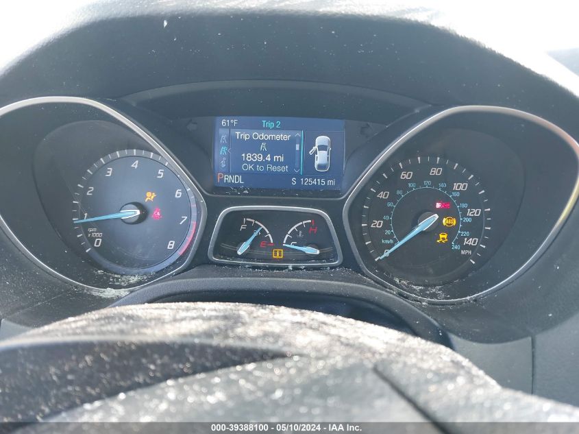 2014 Ford Focus Se VIN: 1FADP3F24EL262820 Lot: 39388100