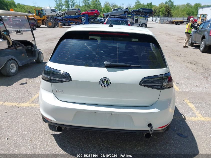 2017 Volkswagen Golf Gti Autobahn 4-Door/S 4-Door/Se 4-Door/Sport 4-Door VIN: 3VW5T7AU9HM034709 Lot: 39388104