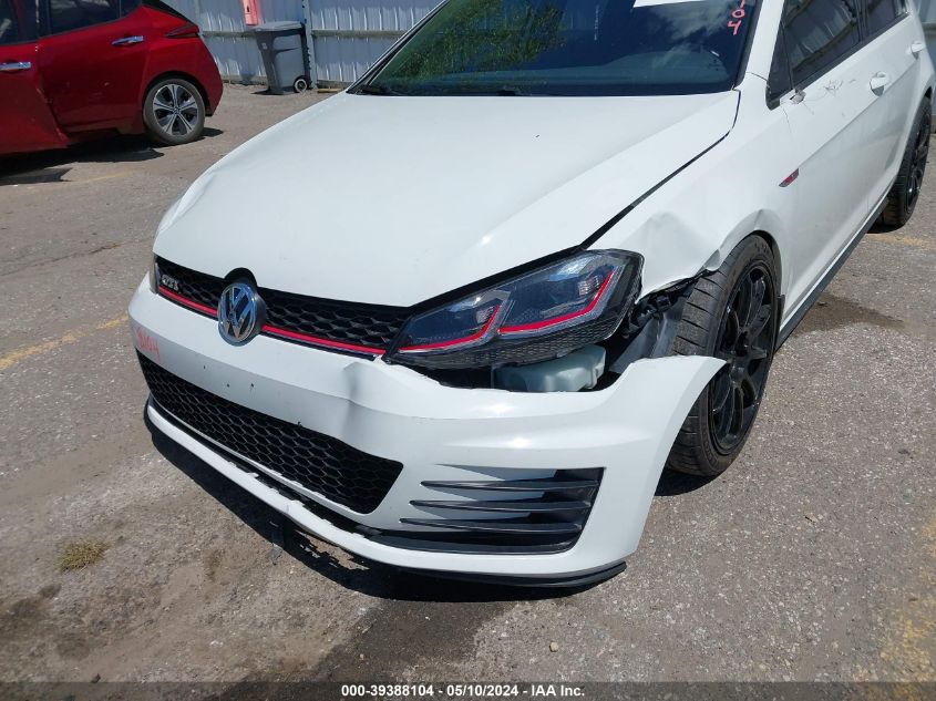 2017 Volkswagen Golf Gti Autobahn 4-Door/S 4-Door/Se 4-Door/Sport 4-Door VIN: 3VW5T7AU9HM034709 Lot: 39388104
