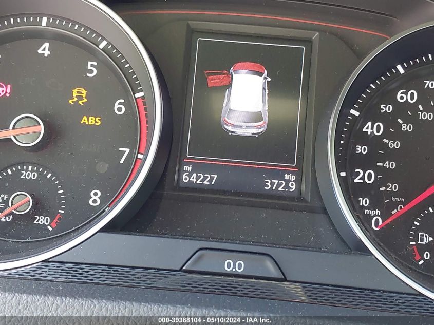 2017 Volkswagen Golf Gti Autobahn 4-Door/S 4-Door/Se 4-Door/Sport 4-Door VIN: 3VW5T7AU9HM034709 Lot: 39388104