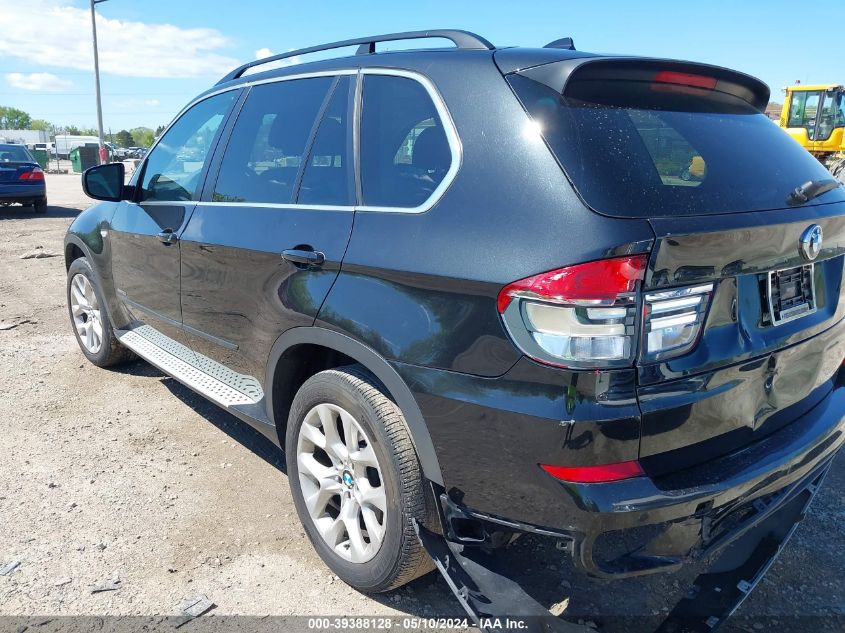 2013 BMW X5 xDrive50I VIN: 5UXZV8C57DL898808 Lot: 39388128