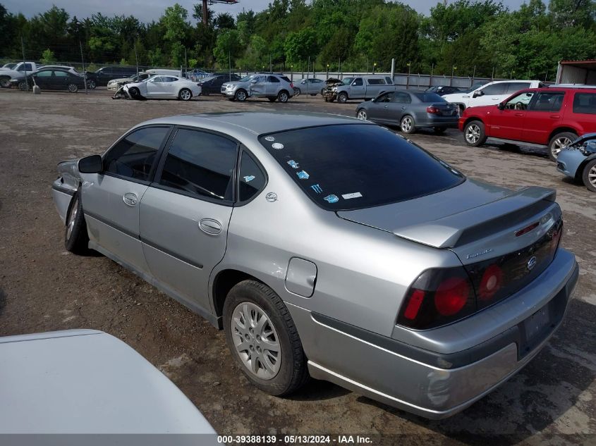 2005 Chevrolet Impala VIN: 2G1WF52E359305416 Lot: 39388139