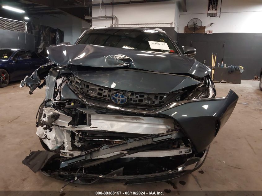 2021 Toyota Venza Xle VIN: JTEAAAAH4MJ069815 Lot: 39388157