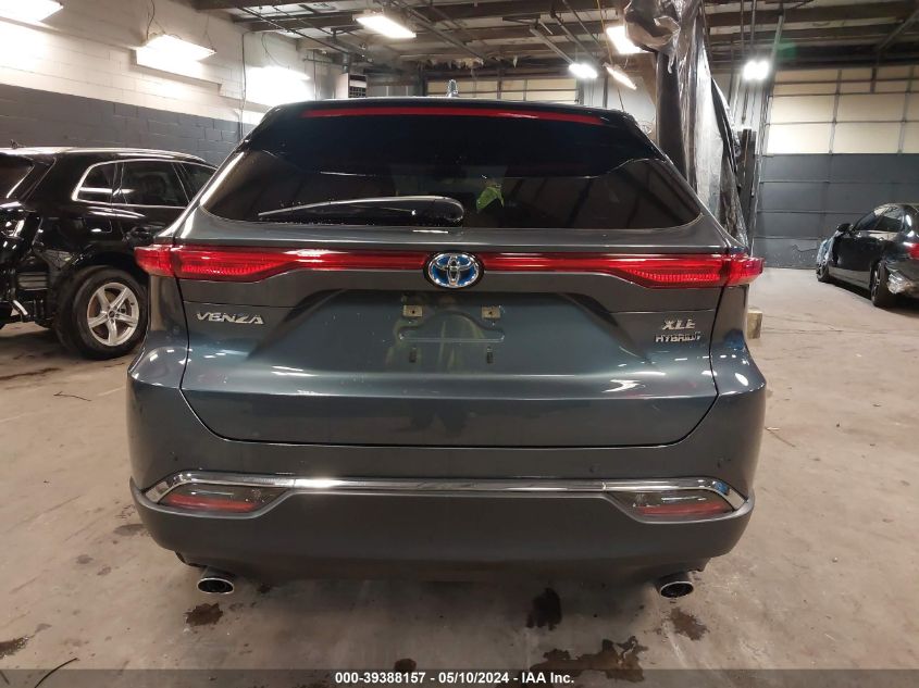 2021 Toyota Venza Xle VIN: JTEAAAAH4MJ069815 Lot: 39388157