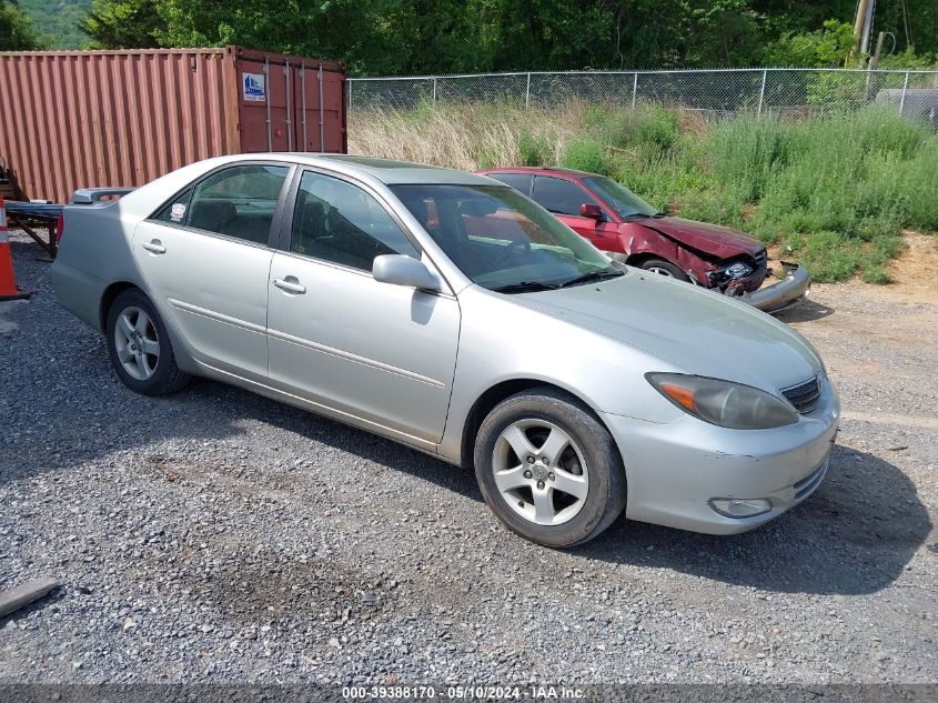 2004 Toyota Camry Se VIN: 4T1BE32K44U262852 Lot: 39388170