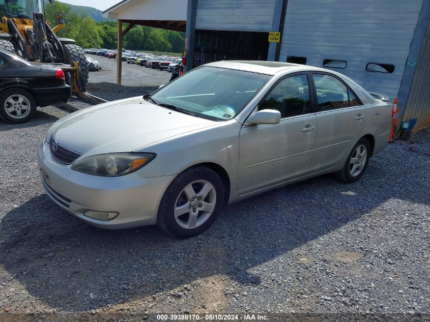 2004 Toyota Camry Se VIN: 4T1BE32K44U262852 Lot: 39388170