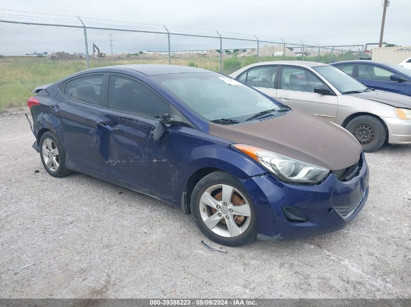 2013 Hyundai Elantra Gls VIN: 5NPDH4AE9DH429593 Lot: 39388223