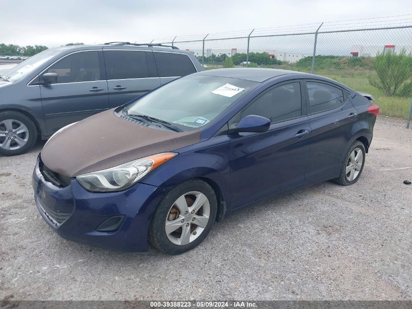 2013 Hyundai Elantra Gls VIN: 5NPDH4AE9DH429593 Lot: 39388223