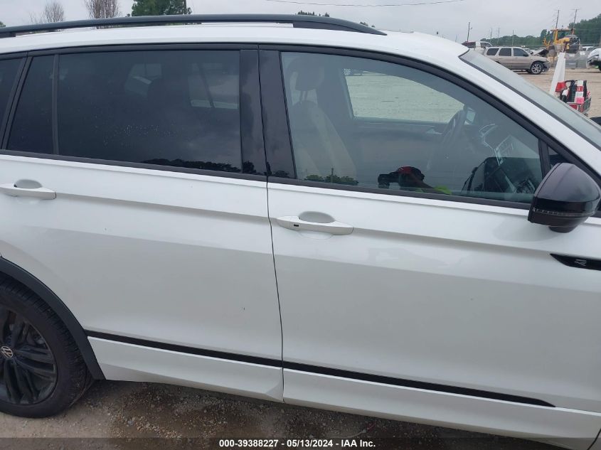 2022 Volkswagen Tiguan 2.0T Se R-Line Black VIN: 3VVCB7AX1NM091555 Lot: 39388227