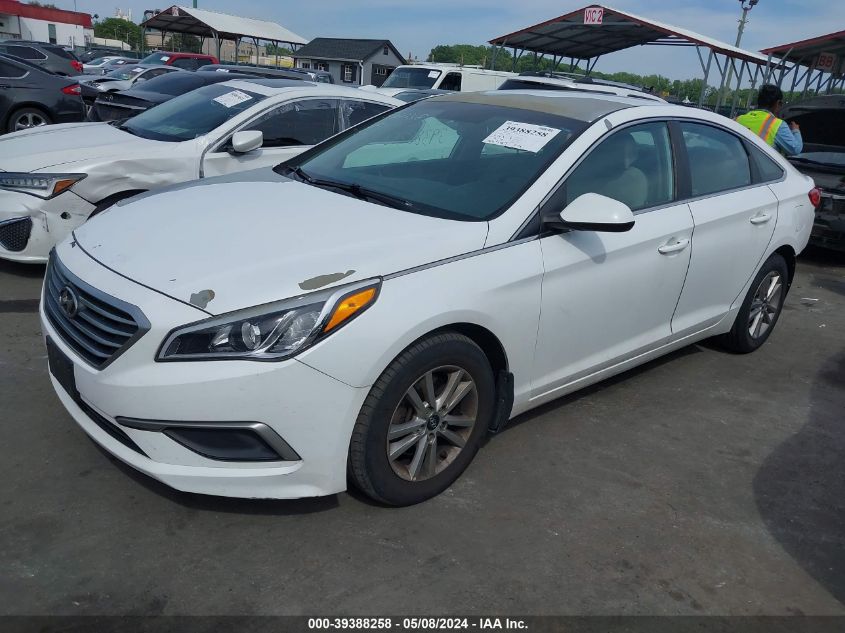 2017 Hyundai Sonata Se VIN: 5NPE24AF3HH500517 Lot: 39388258