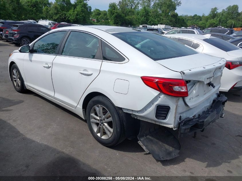 2017 Hyundai Sonata Se VIN: 5NPE24AF3HH500517 Lot: 39388258