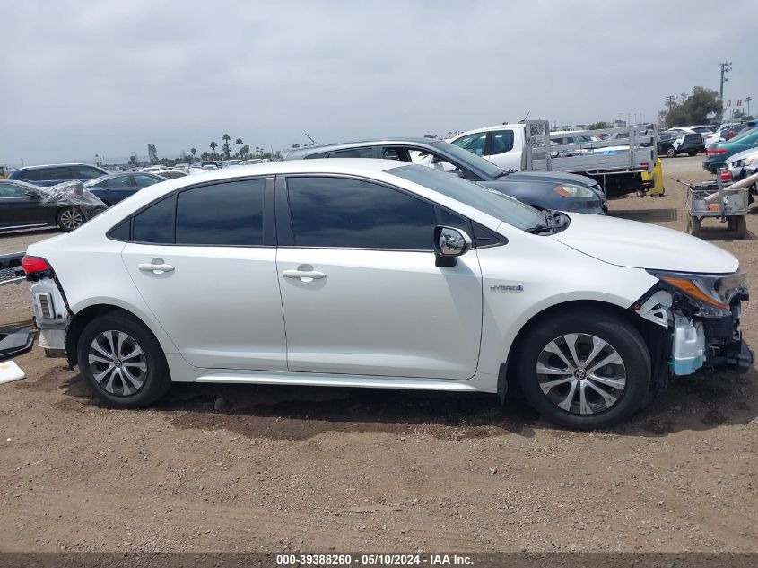 2021 Toyota Corolla Hybrid Le VIN: JTDEAMDE0MJ034035 Lot: 39388260