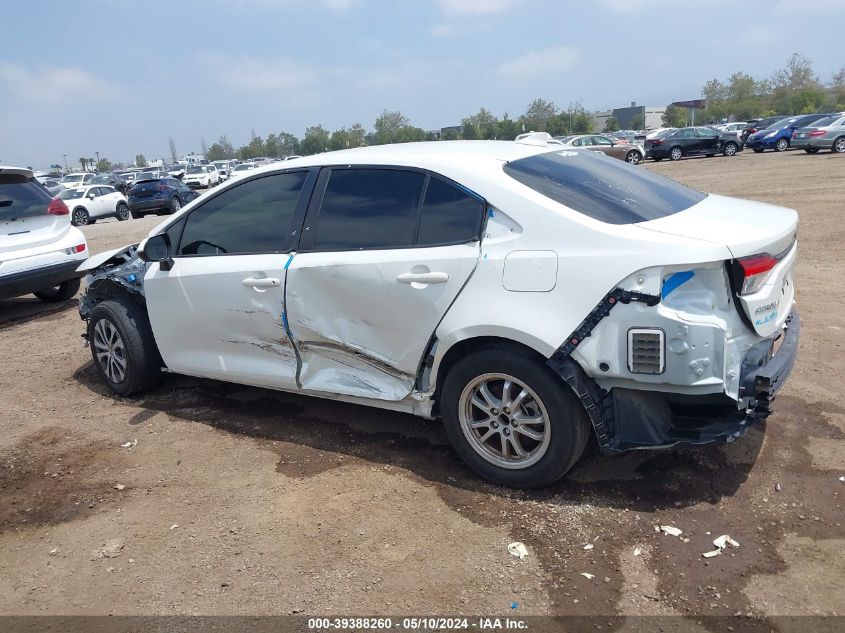 2021 Toyota Corolla Hybrid Le VIN: JTDEAMDE0MJ034035 Lot: 39388260