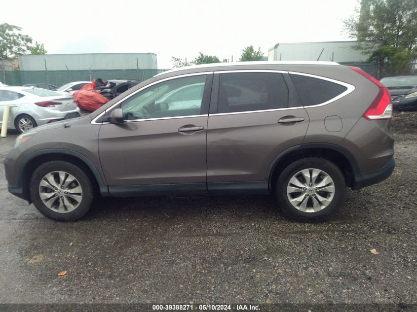 2014 Honda Cr-V Ex-L VIN: 2HKRM4H74EH687305 Lot: 39388271