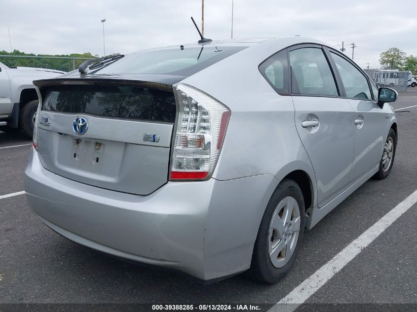 2011 Toyota Prius Three VIN: JTDKN3DUXB0276584 Lot: 39388285