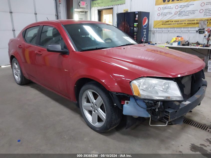 2013 Dodge Avenger Se VIN: 1C3CDZAB6DN680456 Lot: 39388298