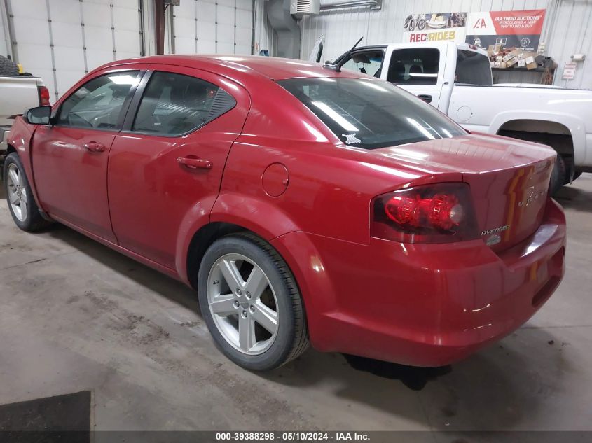 2013 Dodge Avenger Se VIN: 1C3CDZAB6DN680456 Lot: 39388298