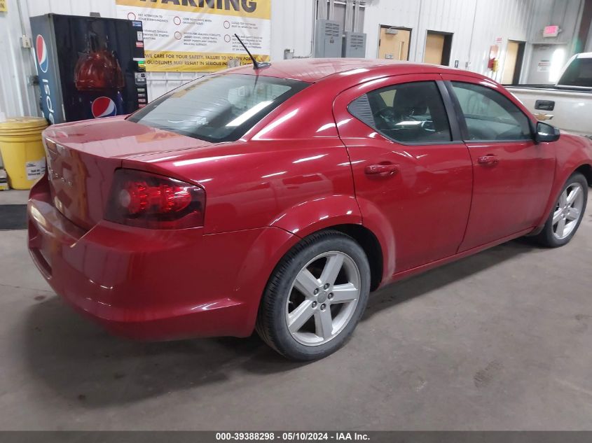 2013 Dodge Avenger Se VIN: 1C3CDZAB6DN680456 Lot: 39388298