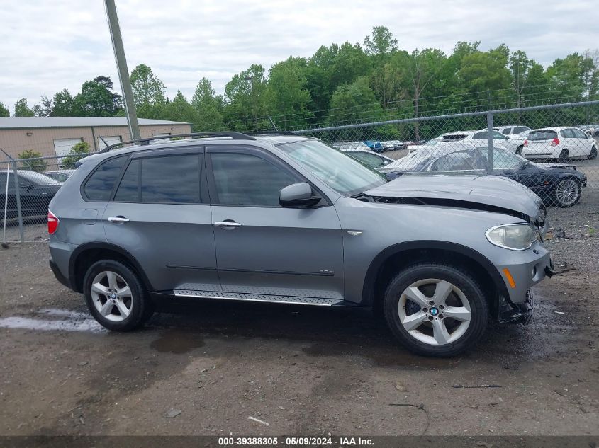 2008 BMW X5 3.0Si VIN: 5UXFE43598L007323 Lot: 39388305