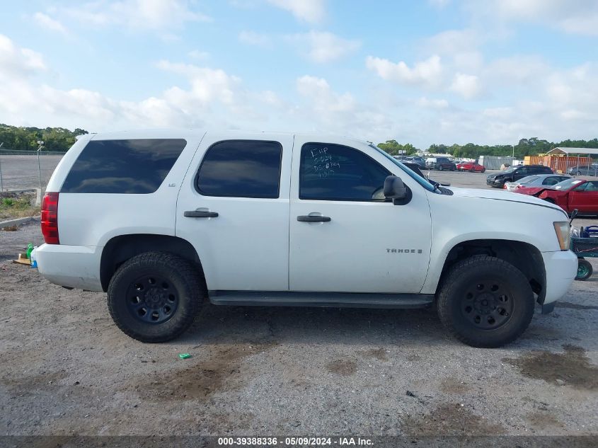 2008 Chevrolet Tahoe Commercial Fleet VIN: 1GNFK13038R279108 Lot: 39388336