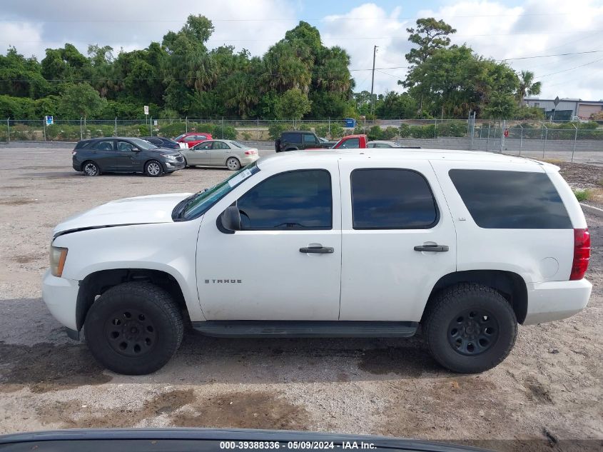 2008 Chevrolet Tahoe Commercial Fleet VIN: 1GNFK13038R279108 Lot: 39388336