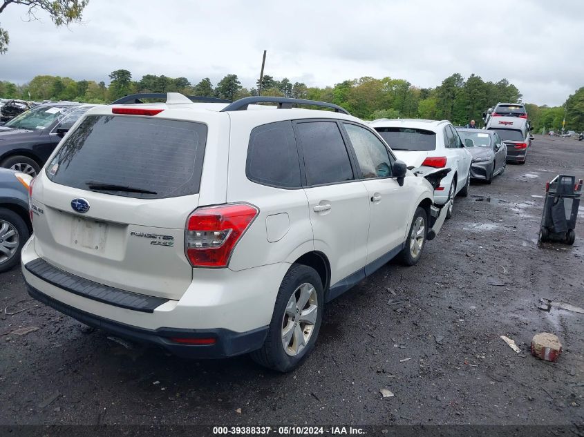 2016 Subaru Forester 2.5I VIN: JF2SJABC8GH439141 Lot: 39388337