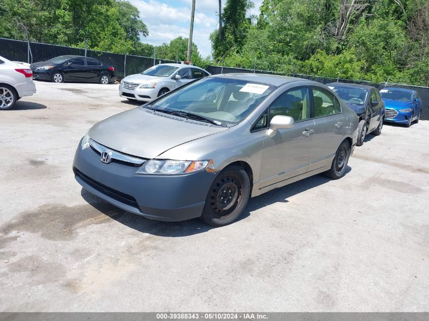 2006 Honda Civic Lx VIN: 1HGFA16586L034759 Lot: 39388343