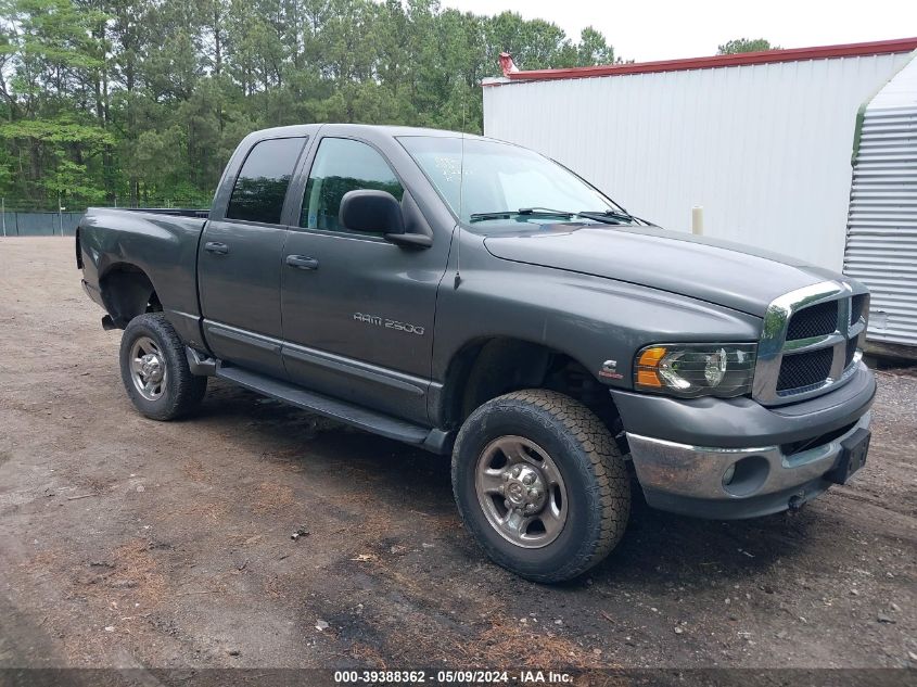 2003 Dodge Ram 2500 Slt/Laramie/St VIN: 3D3KU28C13G789175 Lot: 39388362