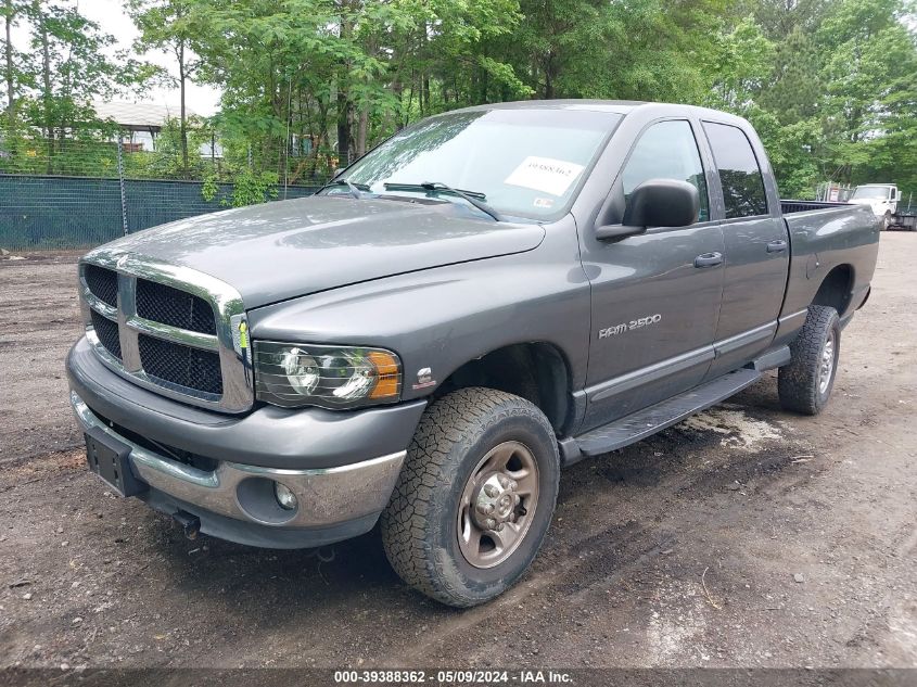 2003 Dodge Ram 2500 Slt/Laramie/St VIN: 3D3KU28C13G789175 Lot: 39388362