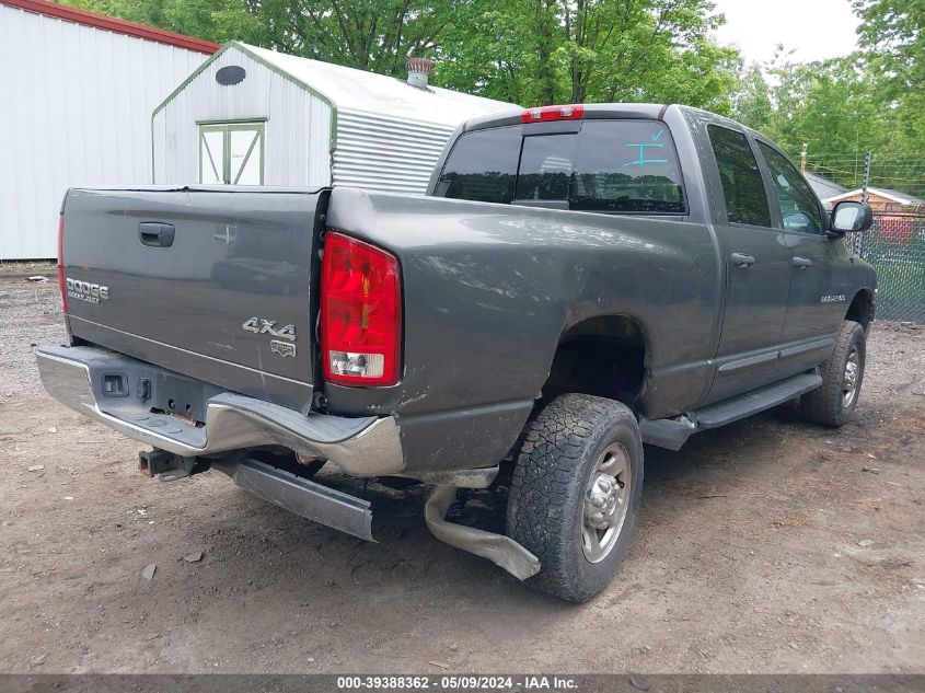 2003 Dodge Ram 2500 Slt/Laramie/St VIN: 3D3KU28C13G789175 Lot: 39388362