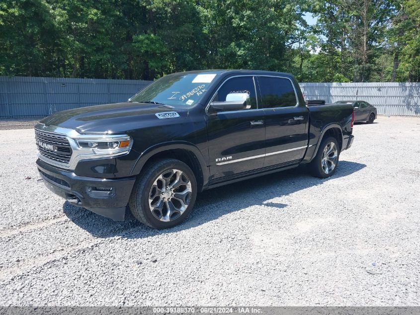 2019 Ram 1500 Limited 4X4 5'7 Box VIN: 1C6SRFHT7KN573037 Lot: 39388370