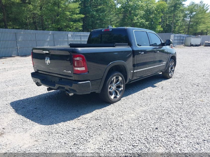 2019 Ram 1500 Limited 4X4 5'7 Box VIN: 1C6SRFHT7KN573037 Lot: 39388370