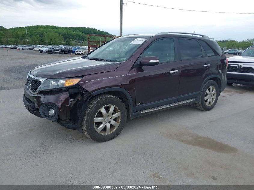 2011 Kia Sorento Lx VIN: 5XYKTCA10BG093771 Lot: 39388387