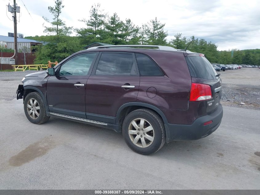 2011 Kia Sorento Lx VIN: 5XYKTCA10BG093771 Lot: 39388387