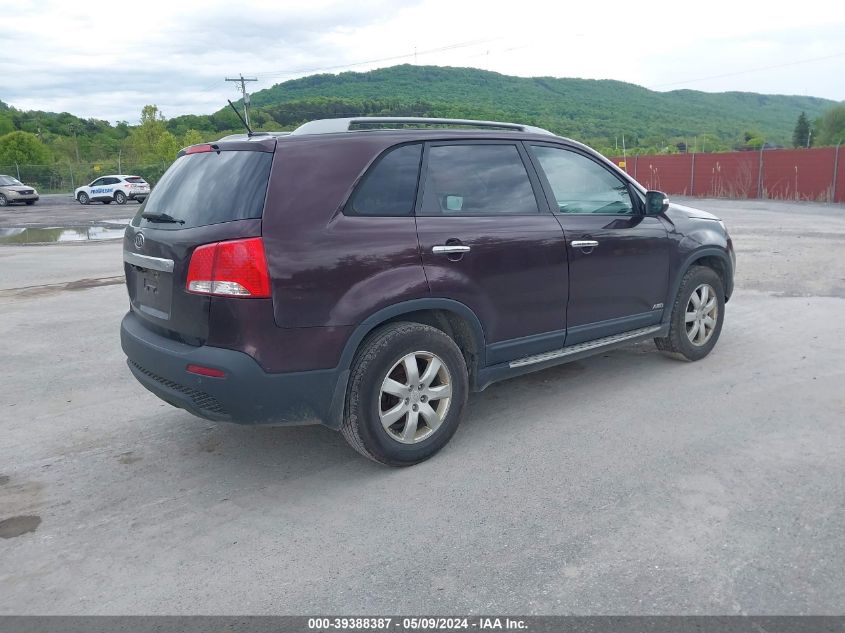 2011 Kia Sorento Lx VIN: 5XYKTCA10BG093771 Lot: 39388387