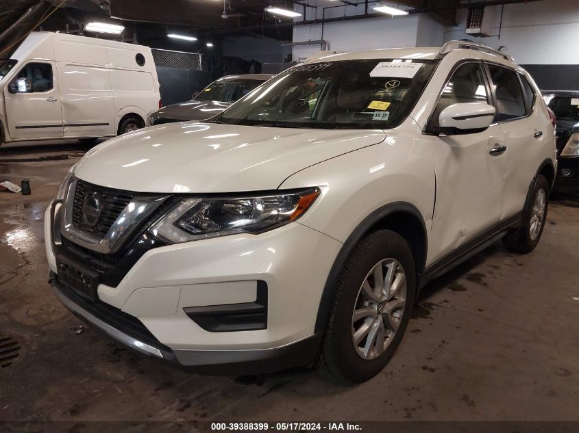 2020 Nissan Rogue Sv Intelligent Awd VIN: KNMAT2MV7LP527574 Lot: 39388399