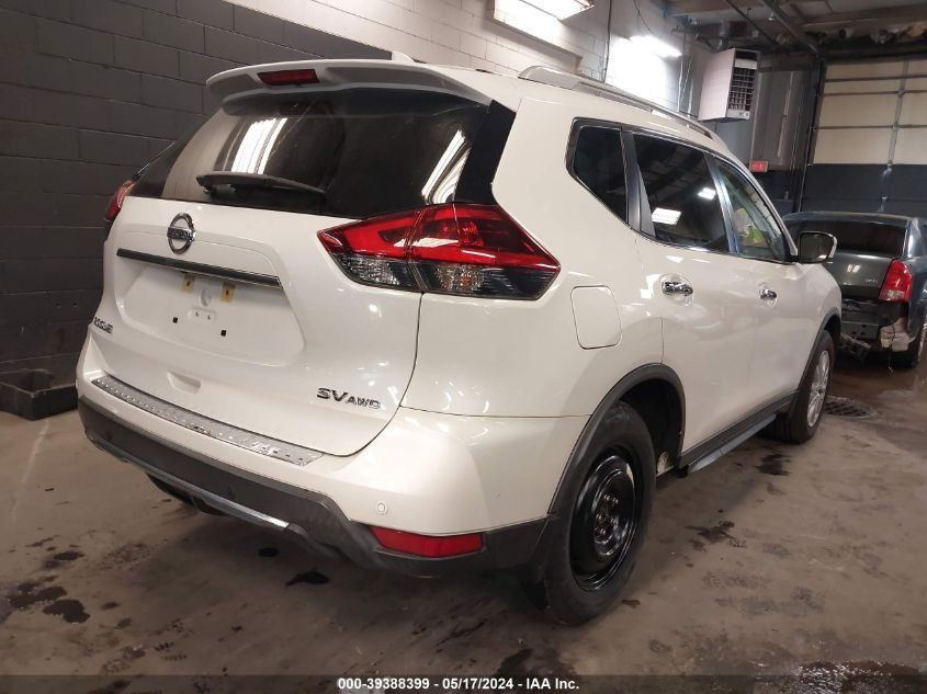 2020 Nissan Rogue Sv Intelligent Awd VIN: KNMAT2MV7LP527574 Lot: 39388399