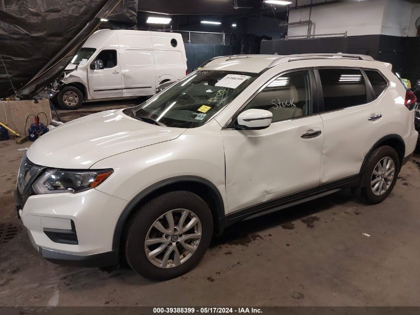 2020 Nissan Rogue Sv Intelligent Awd VIN: KNMAT2MV7LP527574 Lot: 39388399