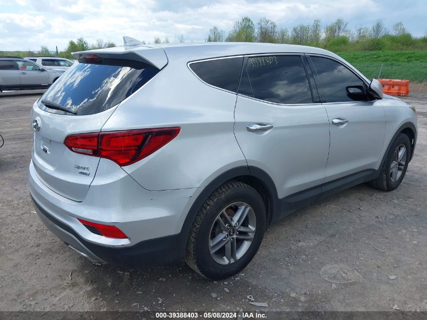 2017 Hyundai Santa Fe Sport 2.4L VIN: 5XYZTDLB1HG442892 Lot: 39388403