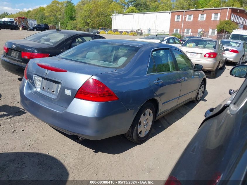 2007 Honda Accord 2.4 Lx VIN: 1HGCM56427A008602 Lot: 39388410