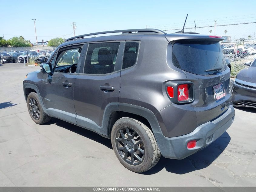 2019 Jeep Renegade Altitude Fwd VIN: ZACNJABB5KPK67748 Lot: 39388413