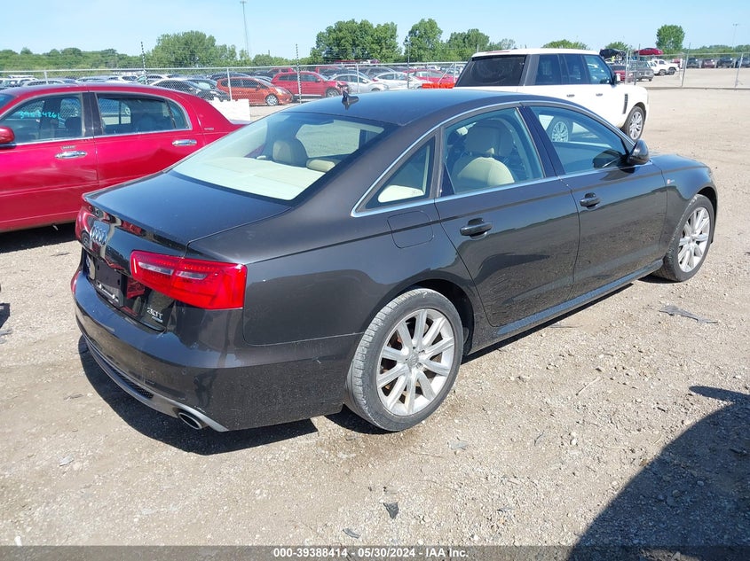 2012 Audi A6 3.0 Premium VIN: WAUBGAFCXCN031255 Lot: 39388414