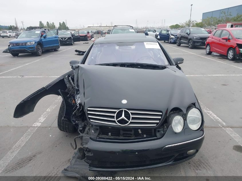 2000 Mercedes-Benz Cl 500 VIN: WDBPJ75J9YA001772 Lot: 39388422