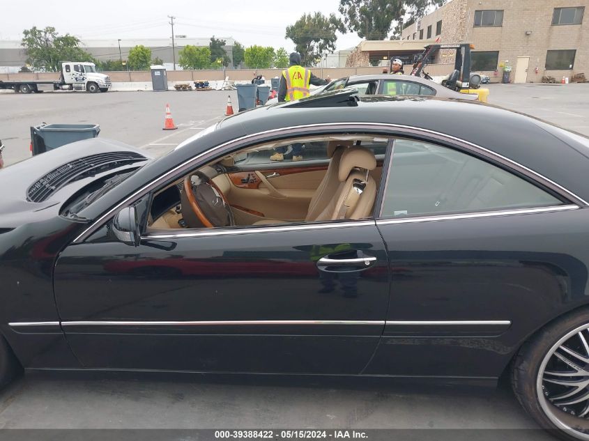 2000 Mercedes-Benz Cl 500 VIN: WDBPJ75J9YA001772 Lot: 39388422