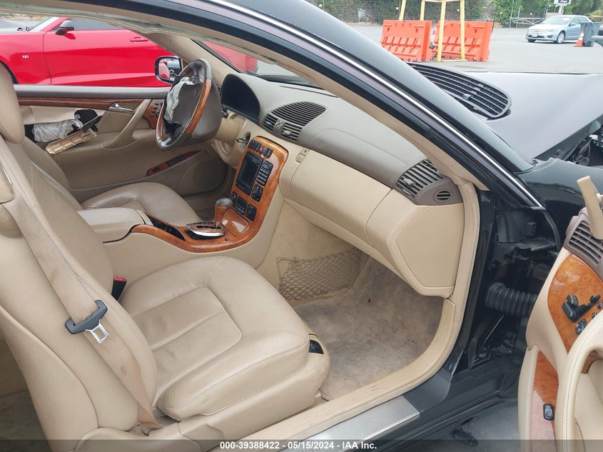 2000 Mercedes-Benz Cl 500 VIN: WDBPJ75J9YA001772 Lot: 39388422